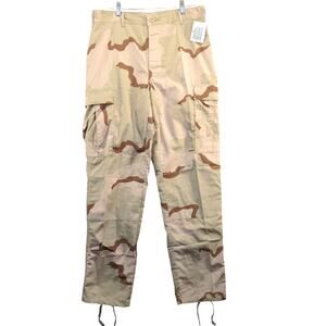 U.S. Army Desert Camo Combat Trousers Pants Tan Brown Size M-Long Ripstop